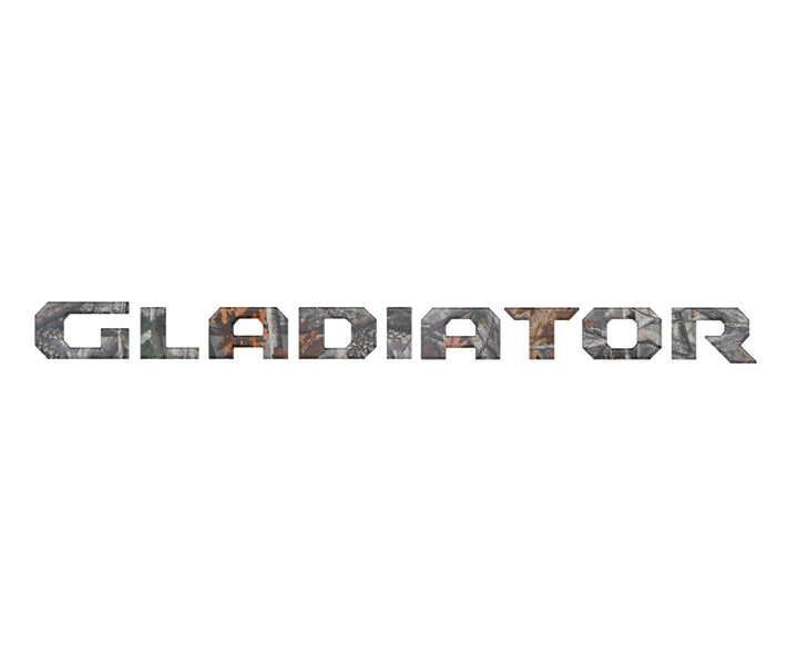Raised Lettering Decal Fits 2020-2025 Jeep Gladiator
