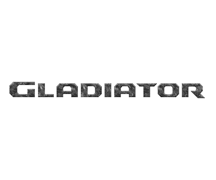 Raised Lettering Decal Fits 2020-2025 Jeep Gladiator