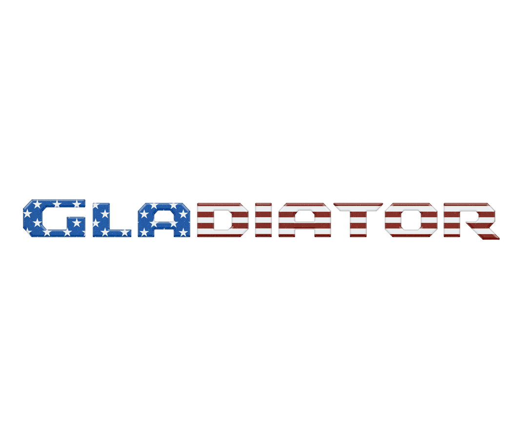 Raised Lettering Decal Fits 2020-2025 Jeep Gladiator