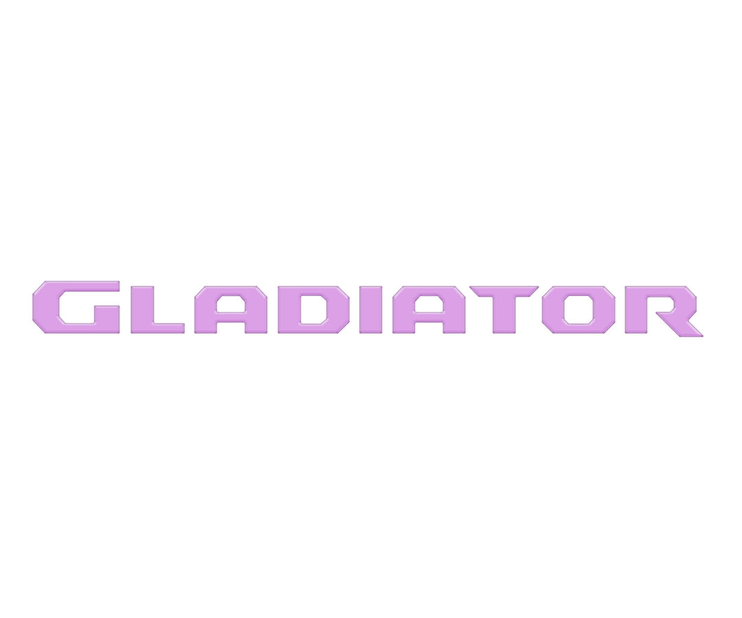 Raised Lettering Decal Fits 2020-2025 Jeep Gladiator