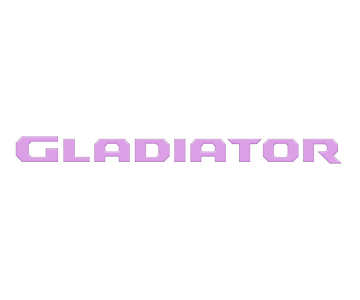 Raised Lettering Decal Fits 2020-2025 Jeep Gladiator