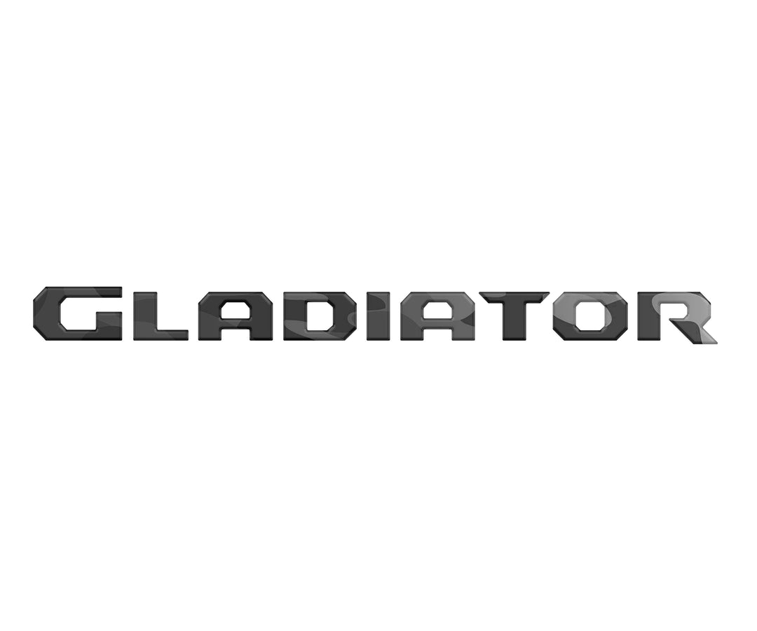 Raised Lettering Decal Fits 2020-2025 Jeep Gladiator