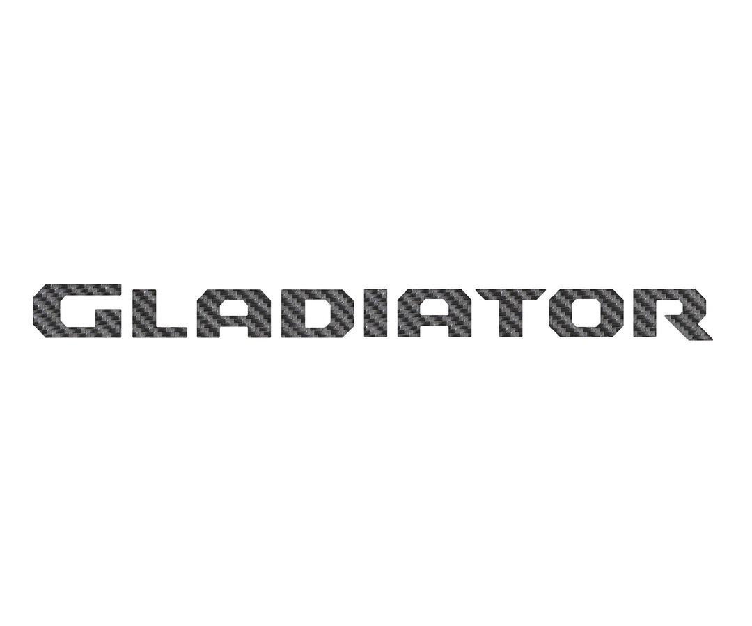 Raised Lettering Decal Fits 2020-2025 Jeep Gladiator