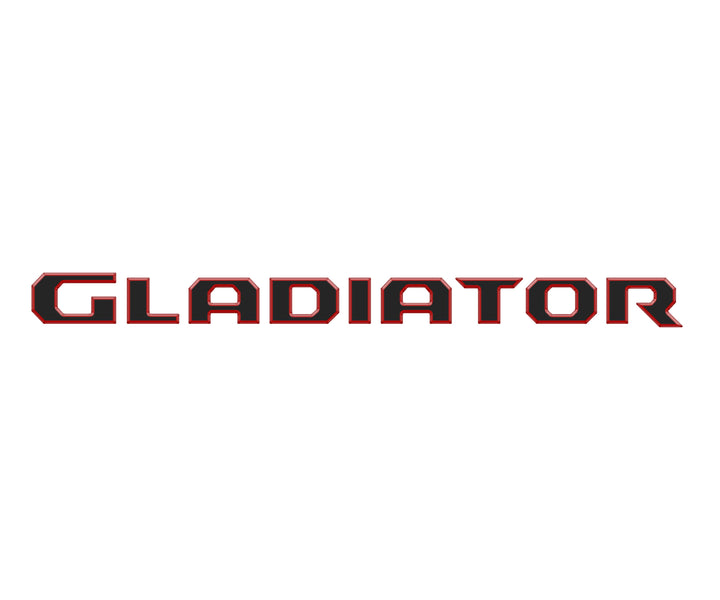 Raised Lettering Decal Fits 2020-2025 Jeep Gladiator