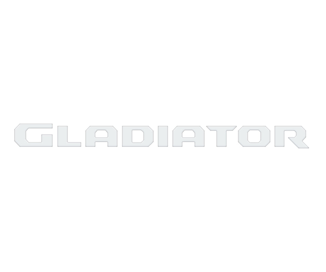 Raised Lettering Decal Fits 2020-2025 Jeep Gladiator