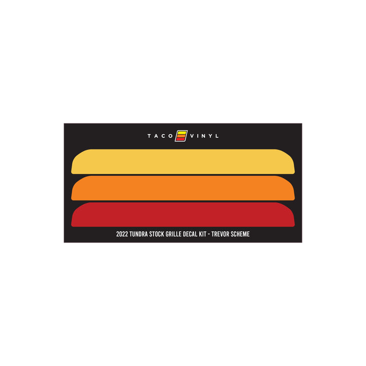 2022+ Tundra Offroad Grille Decal