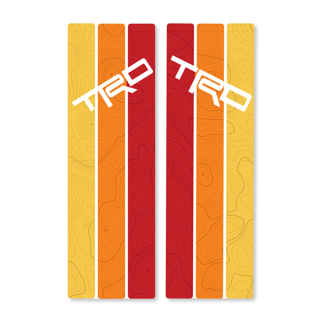 Rear Window Stripes - WITH TOPO