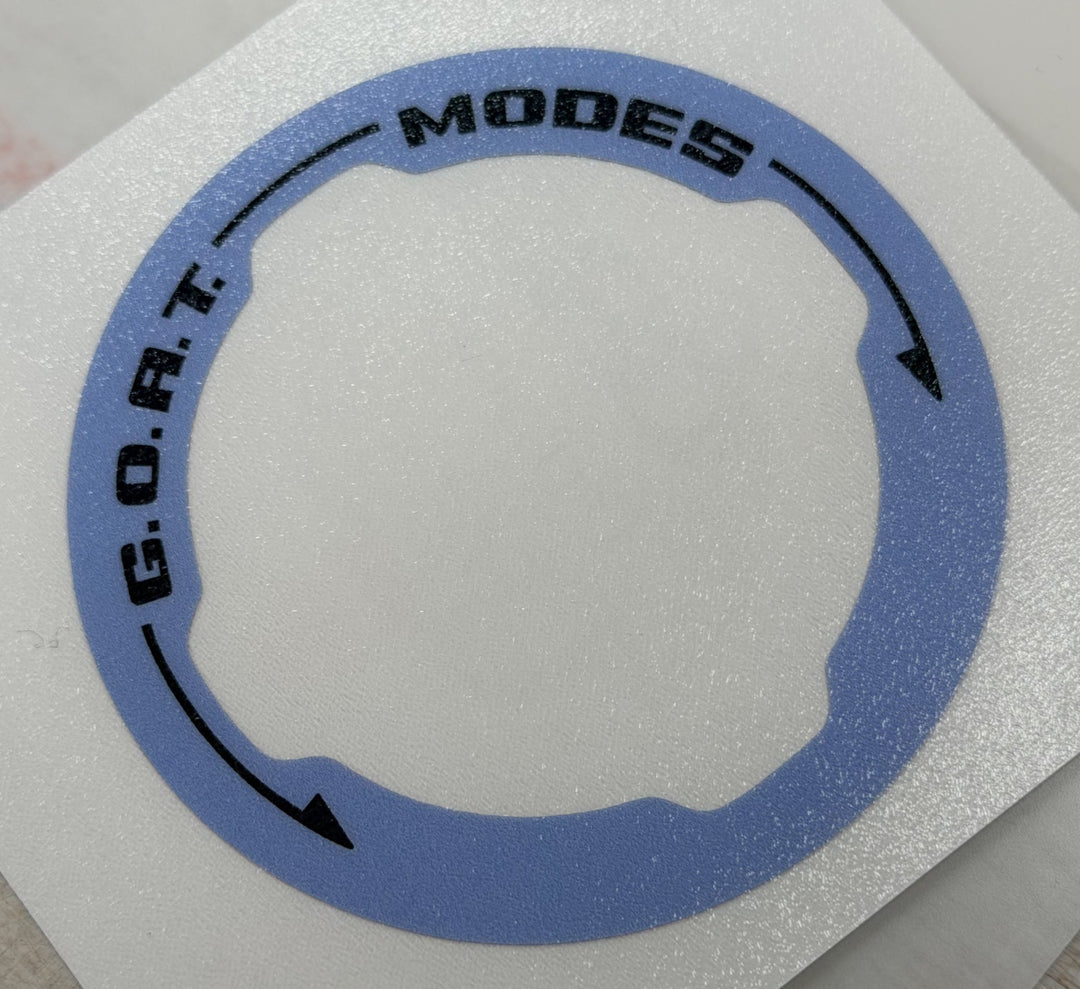 GOAT Mode Dial Ring Overlay V2 - 2021+ Bronco