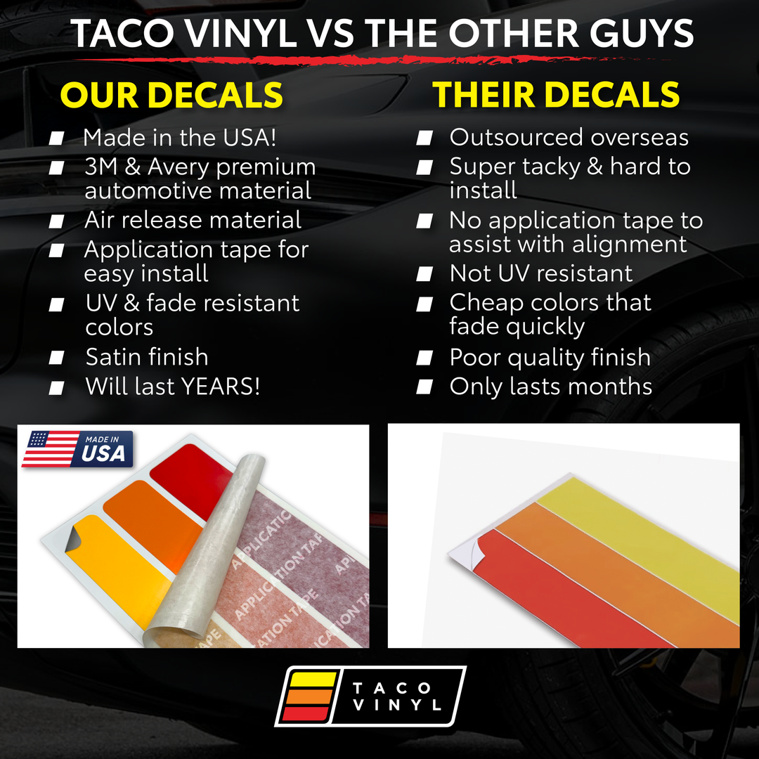 2024+ Tacoma/2025+ 4Runner Hyper Stripe Kit
