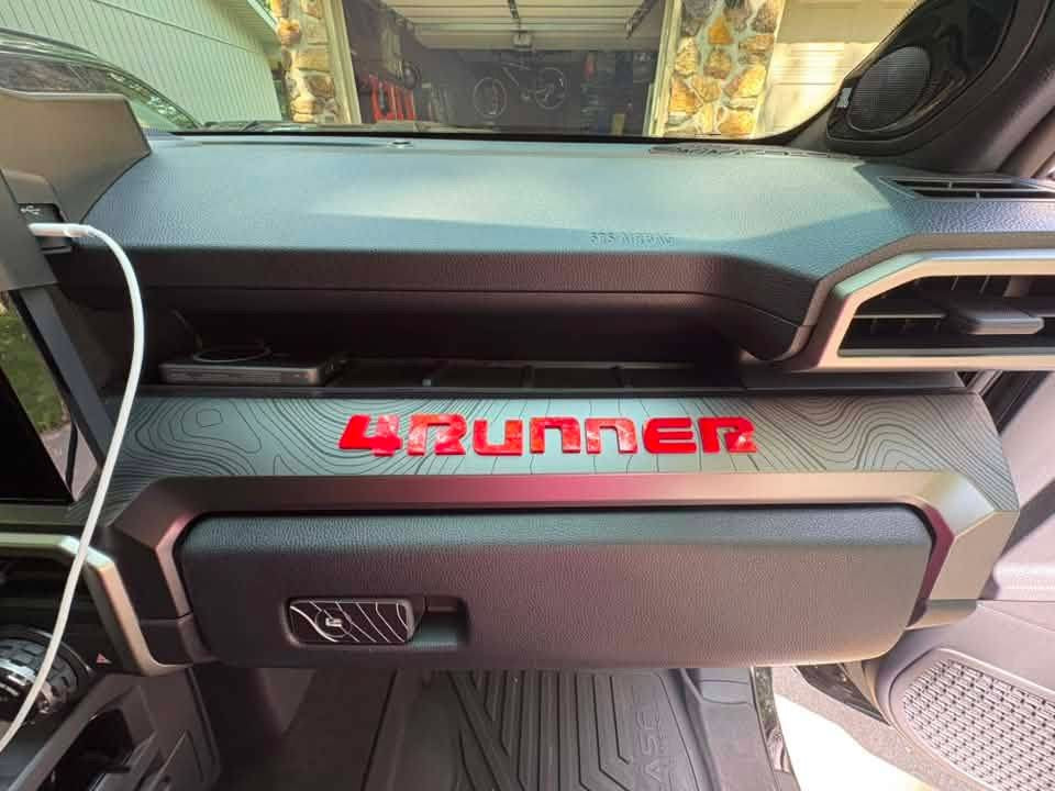 "4RUNNER" Dash Letters with Template - 2025+ 4Runner