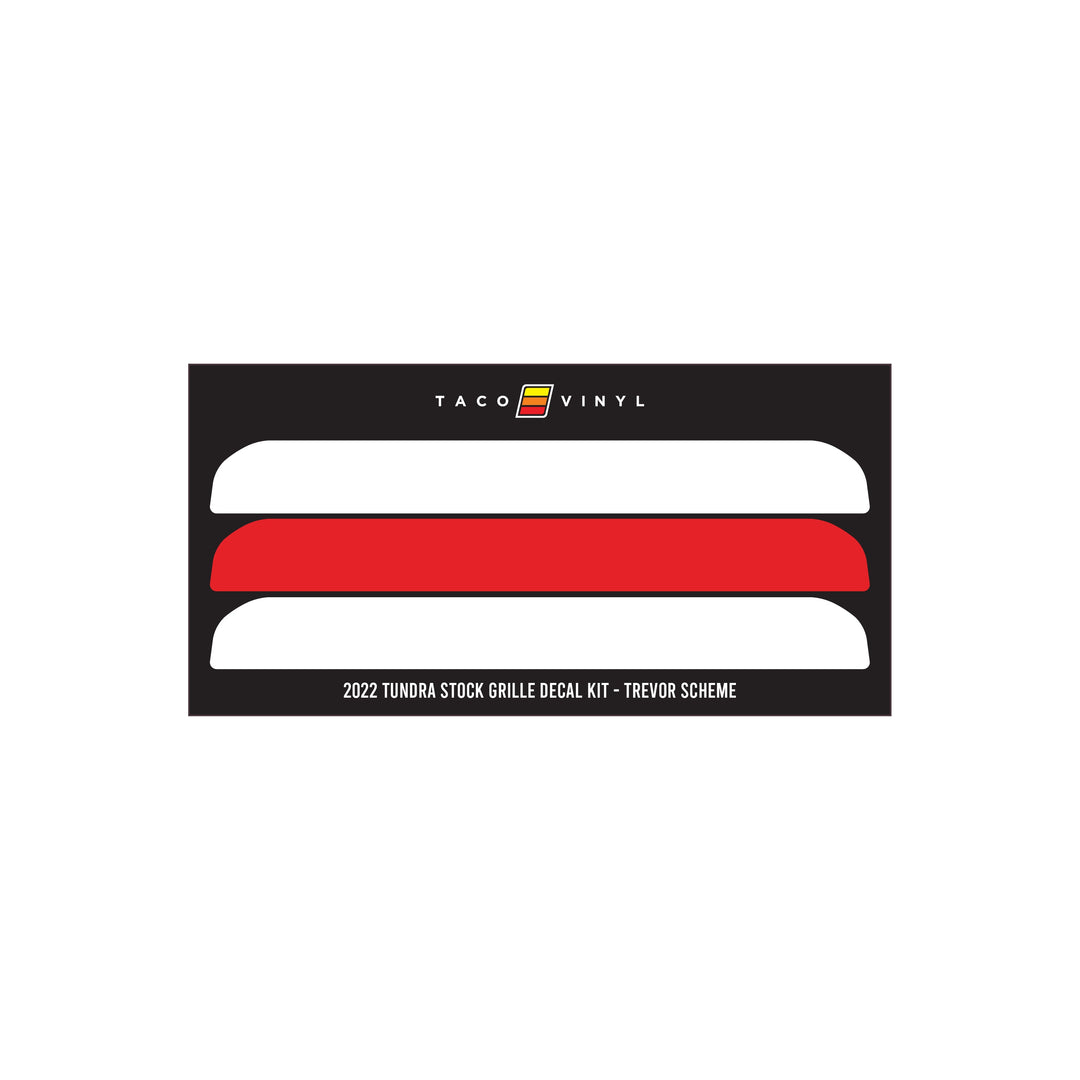 2022+ Tundra Offroad Grille Decal