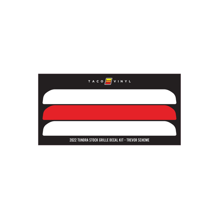 2022+ Tundra Offroad Grille Decal
