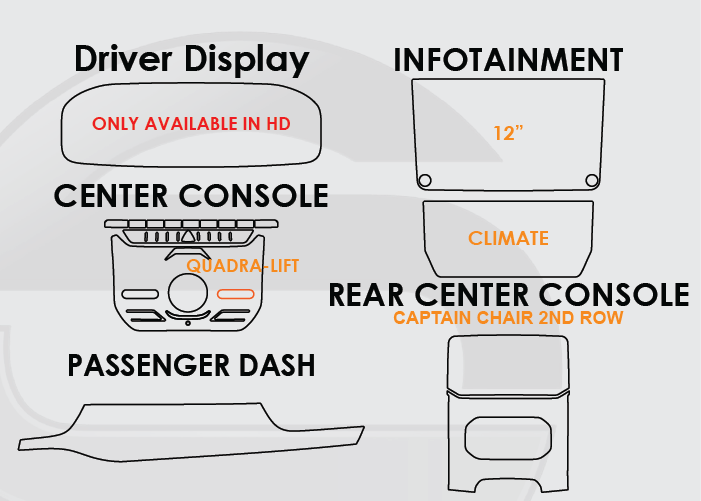 Jeep Grand Wagoneer Screen ProTech Kit