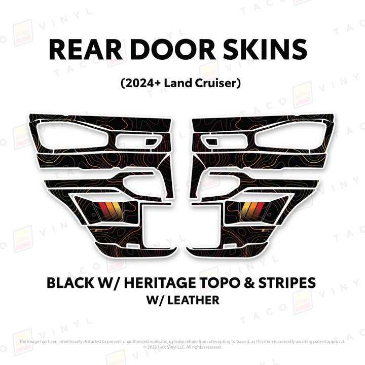 2024+ Land Cruiser 250 Door Skins