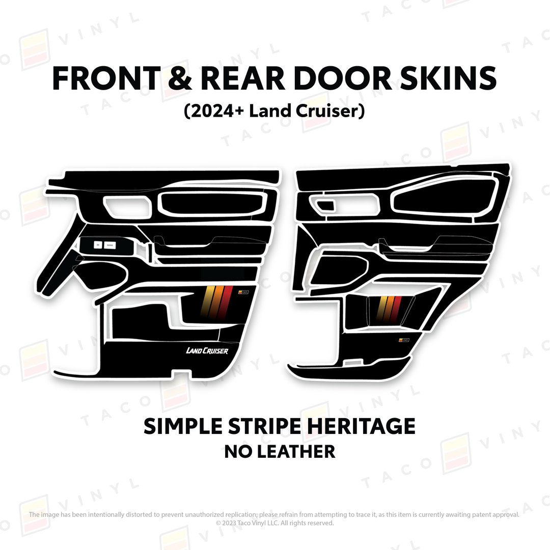 2024+ Land Cruiser 250 Door Skins