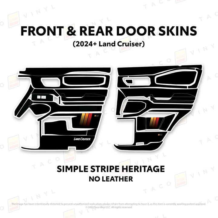 2024+ Land Cruiser 250 Door Skins