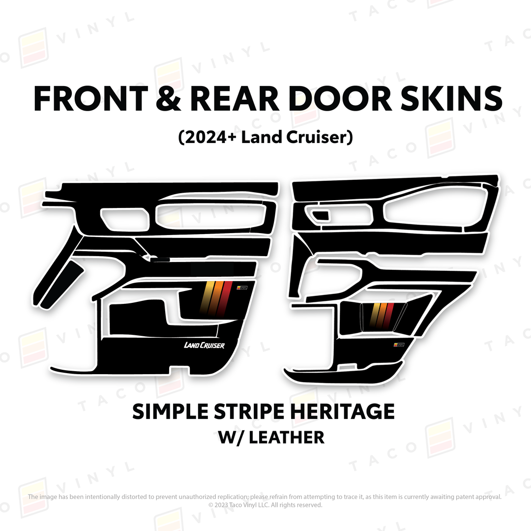 2024+ Land Cruiser 250 Door Skins