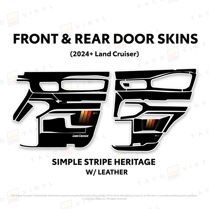 2024+ Land Cruiser 250 Door Skins