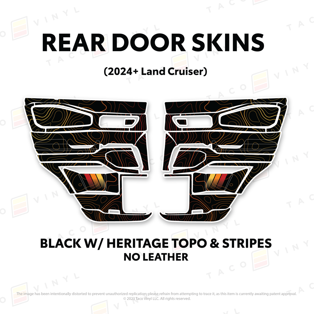 2024+ Land Cruiser 250 Door Skins