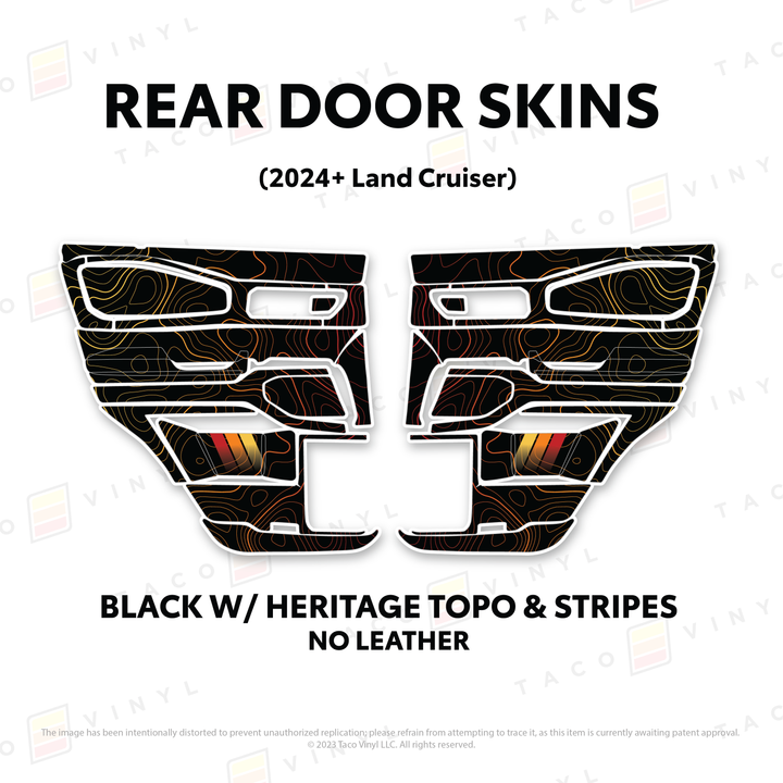 2024+ Land Cruiser 250 Door Skins