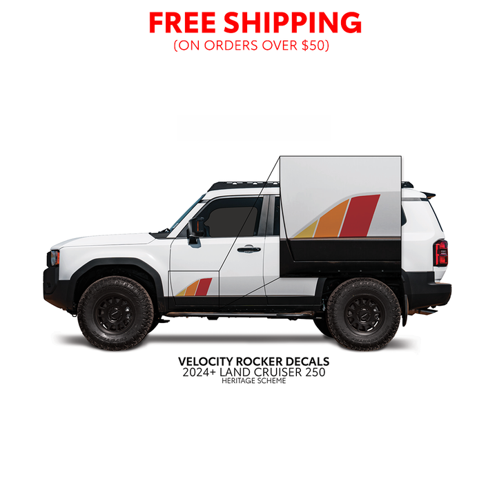 2024+ Land Cruiser 250 Velocity Lower Rocker Decals