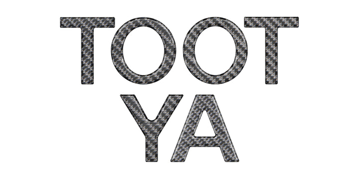 Front Grille Letter Overlays Fits 2024-2025 Toyota Land Cruiser