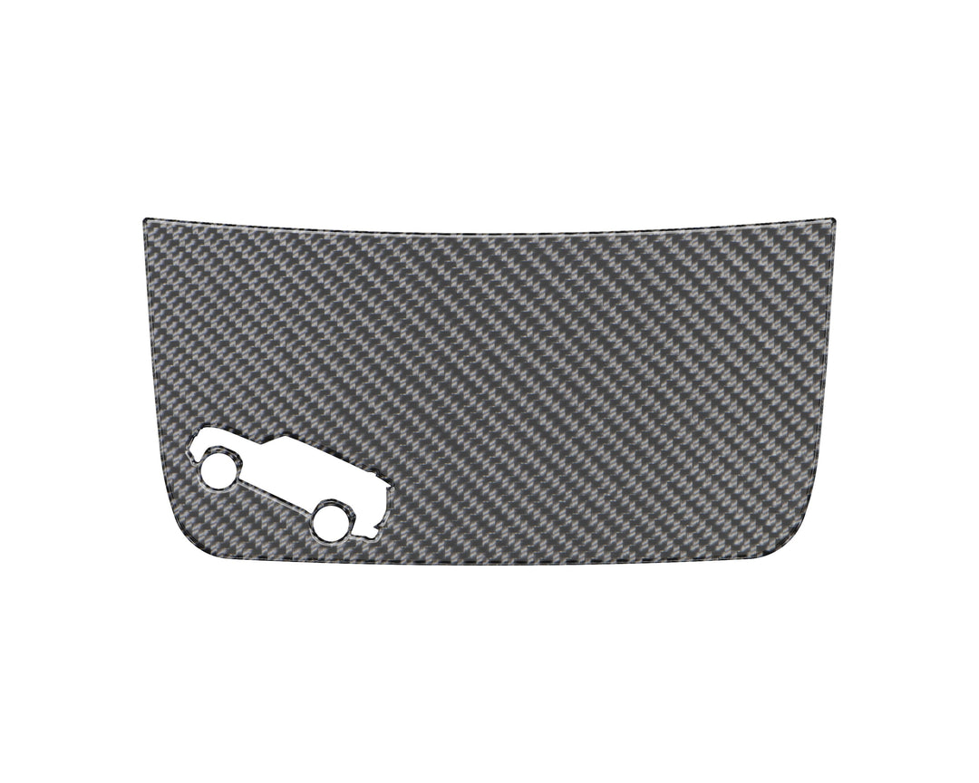 Rear Center Console Kick Plate Overlays Fits 2024-2025 Toyota Land Cruiser