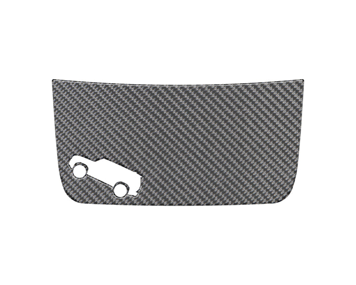Rear Center Console Kick Plate Overlays Fits 2024-2025 Toyota Land Cruiser
