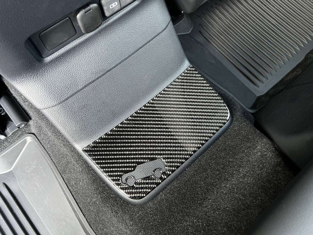 Rear Center Console Kick Plate Overlays Fits 2024-2025 Toyota Land Cruiser