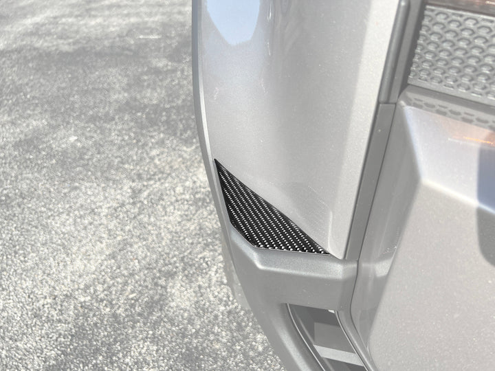 Front Bumper Top Sides Overlays Fits 2024-2025 Toyota Land Cruiser