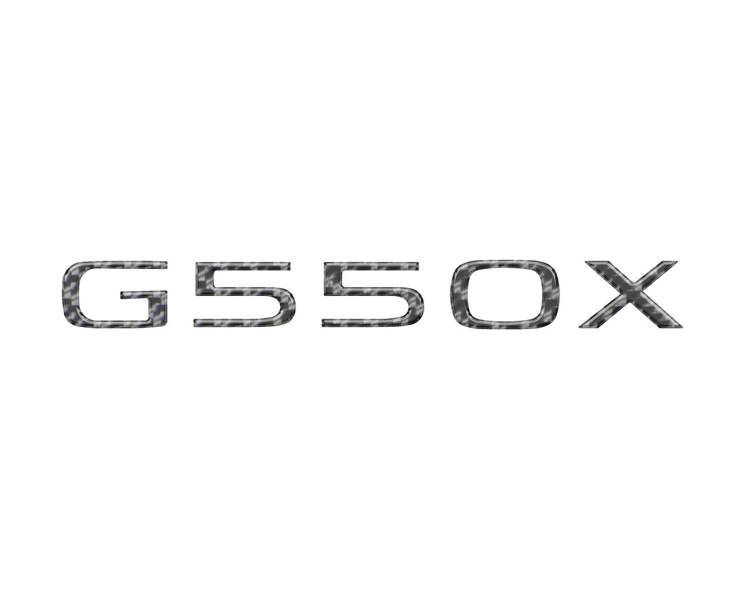 Liftgate Letter Overlays Fits 2024-2025 Lexus GX550