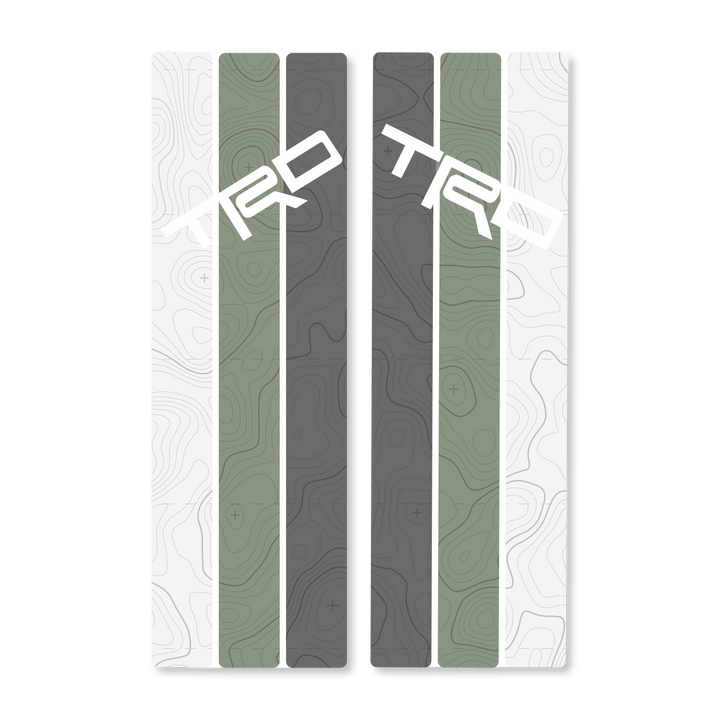 Rear Window Stripes - WITH TOPO