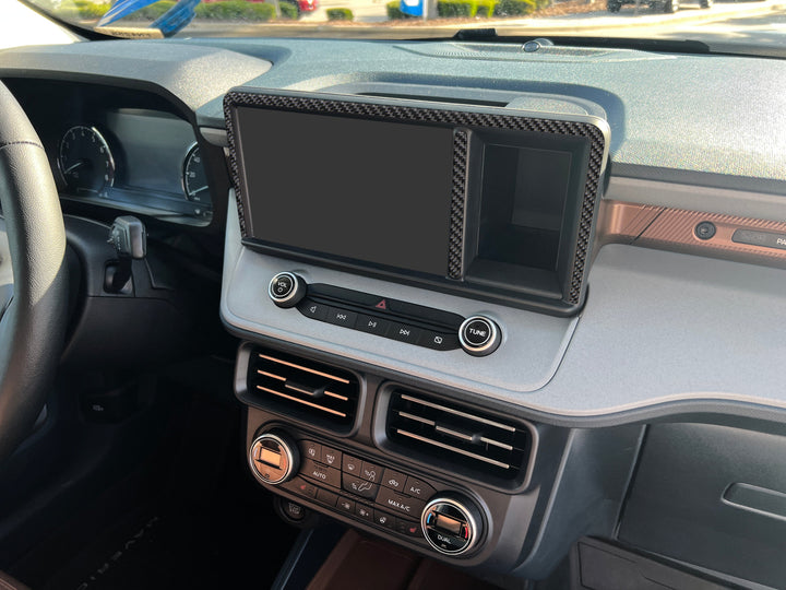 Center Display Screen Accent Overlays Fits 2022-2024 Ford Maverick