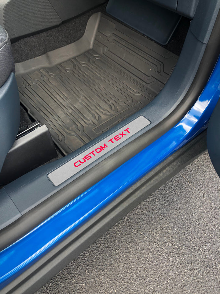 Domed Front Door Sill Overlays Fits 2022-2025 Ford Maverick