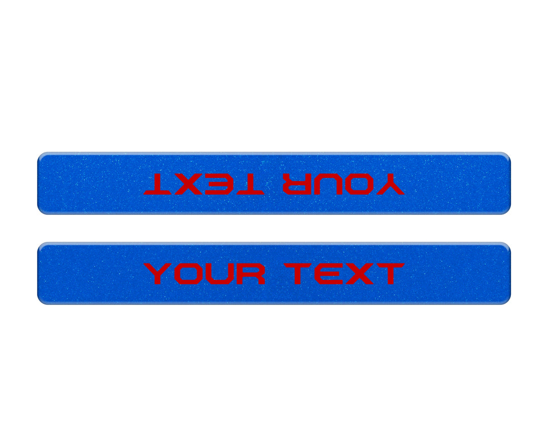 Domed Front Door Sill Overlays Fits 2022-2025 Ford Maverick