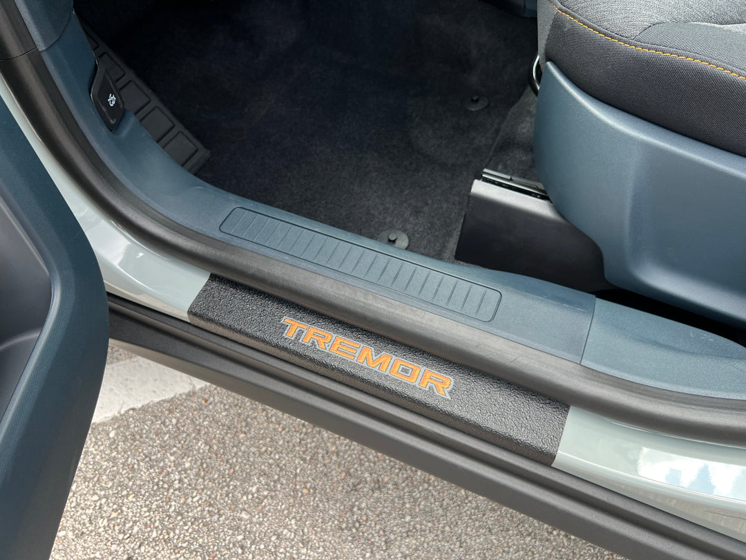 Textured Door Sill Protection Overlays Fits 2022-2025 Ford Maverick