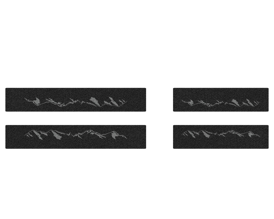 Textured Door Sill Protection Overlays Fits 2022-2025 Ford Maverick