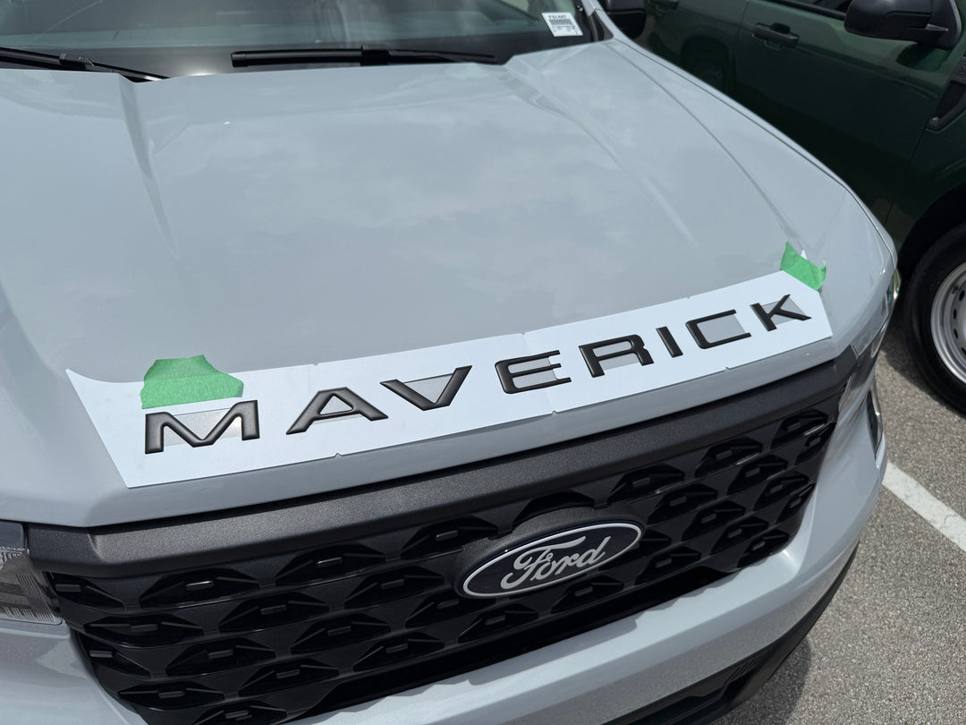 Hood Lettering Kits Fits 2022-2025 Ford Maverick