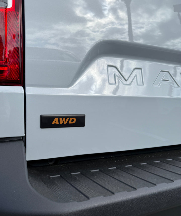 AWD and Hybrid Badge - Fits Any Flat Surface