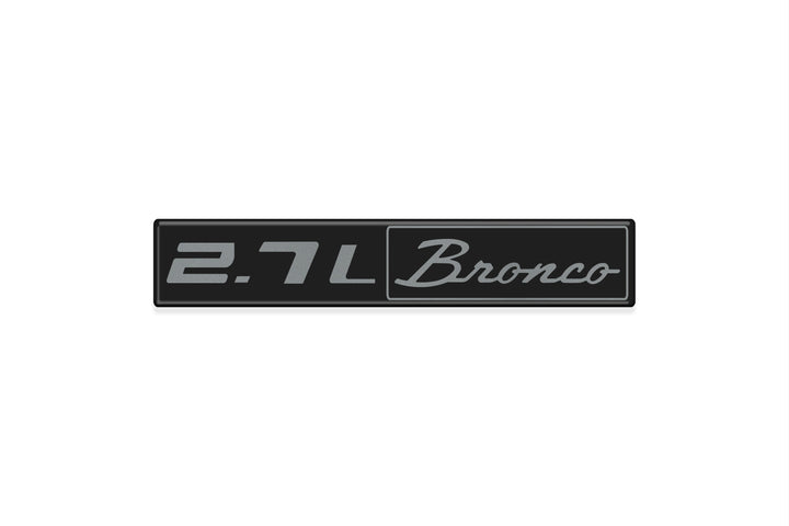Engine Badge Fits 2021-2026 Ford Bronco