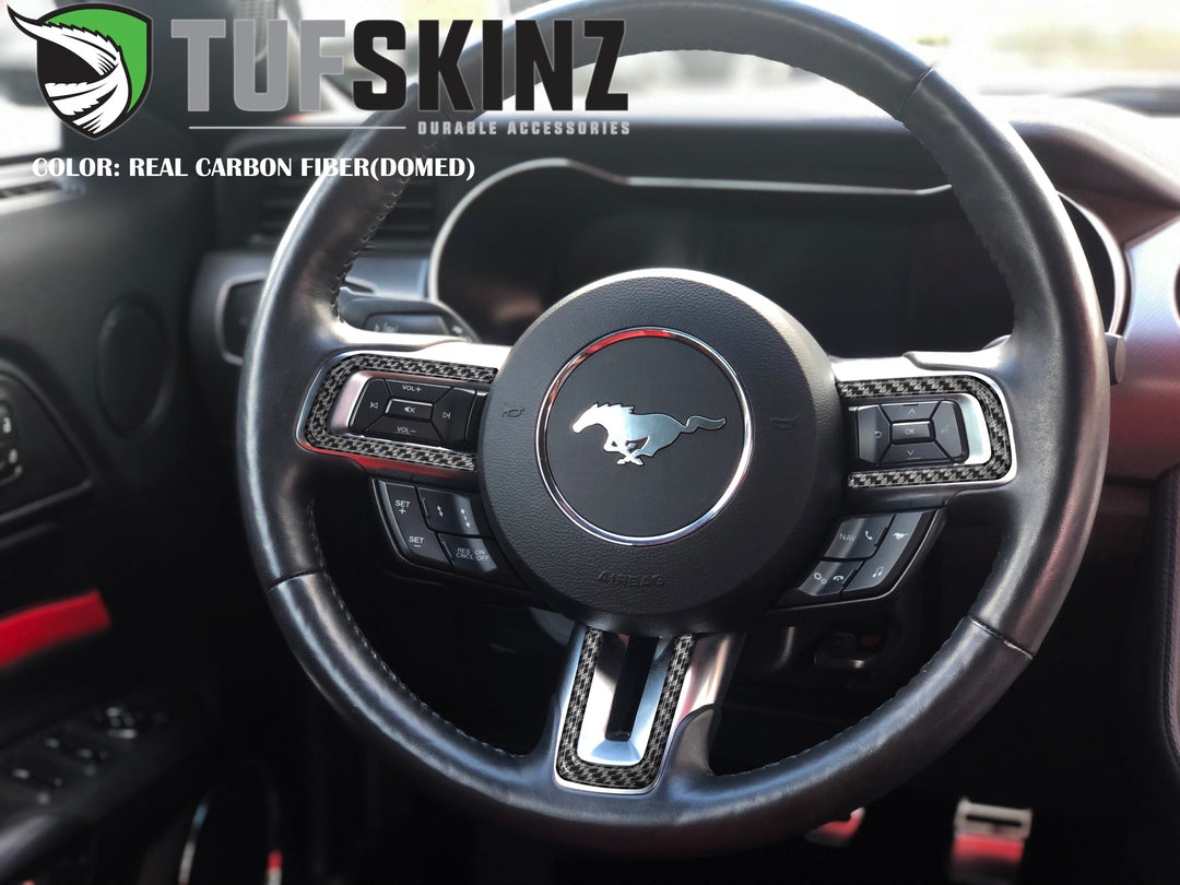 Steering Wheel Accent Trim Fits 2015-2023 Ford Mustang