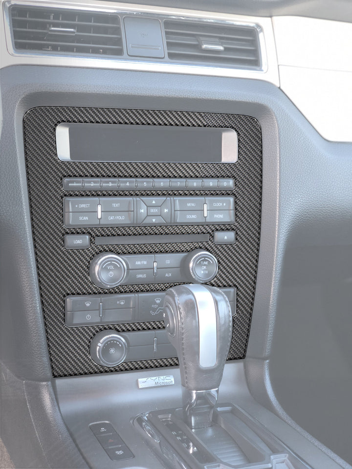 Radio Display Accent Trim Fits 2010-2014 Ford Mustang