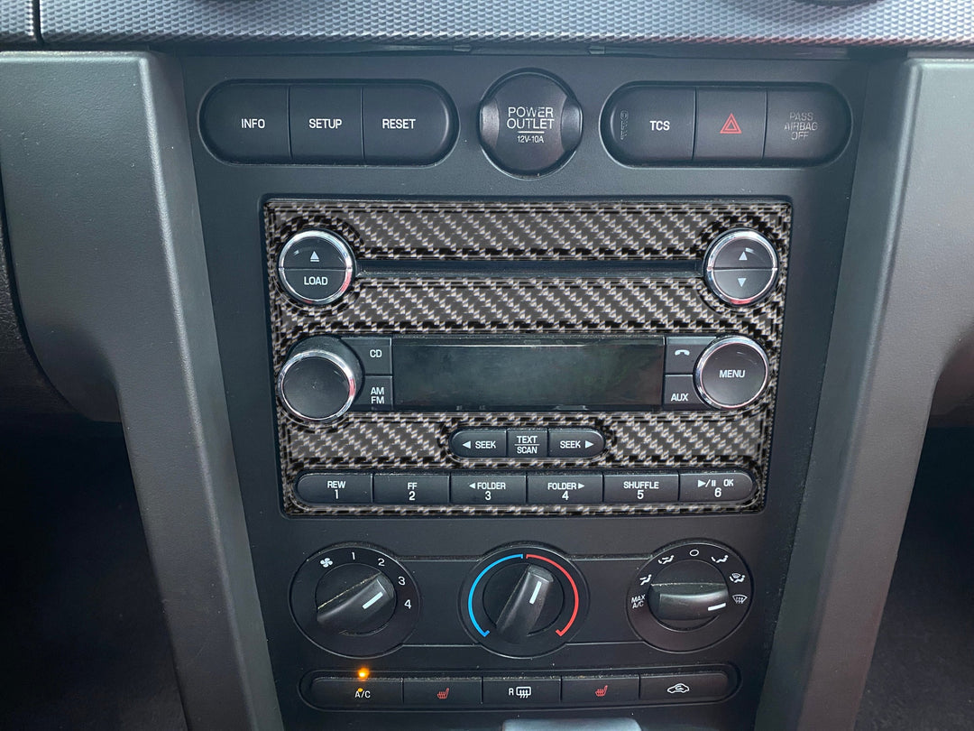 Radio Accent Trim Fits 2005-2009 Ford Mustang