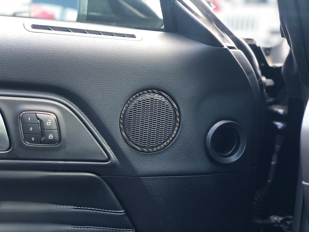 Door Speaker Ring Accent Trim Fits 2015-2023 Ford Mustang