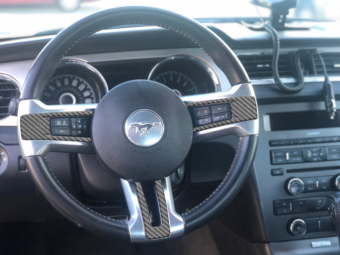 Steering Wheel Accent Trim Fits 2010-2014 Ford Mustang
