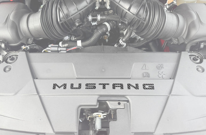 Engine Bay Letter Inserts Fits 2024-2025 Ford Mustang