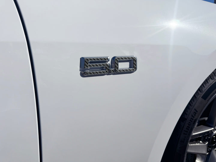 5.0 Emblem Inserts Fits 2024-2025 Ford Mustang