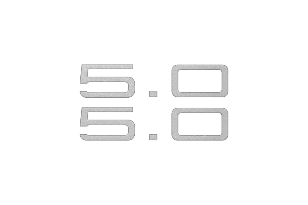 5.0 Emblem Inserts Fits 2024-2025 Ford Mustang