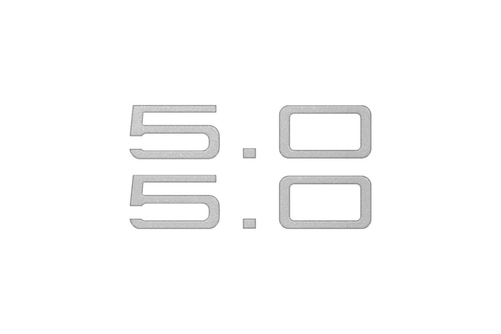 5.0 Emblem Inserts Fits 2024-2025 Ford Mustang