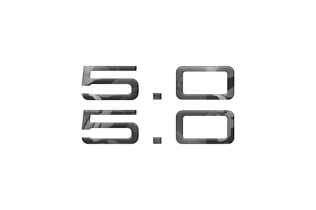 5.0 Emblem Inserts Fits 2024-2025 Ford Mustang